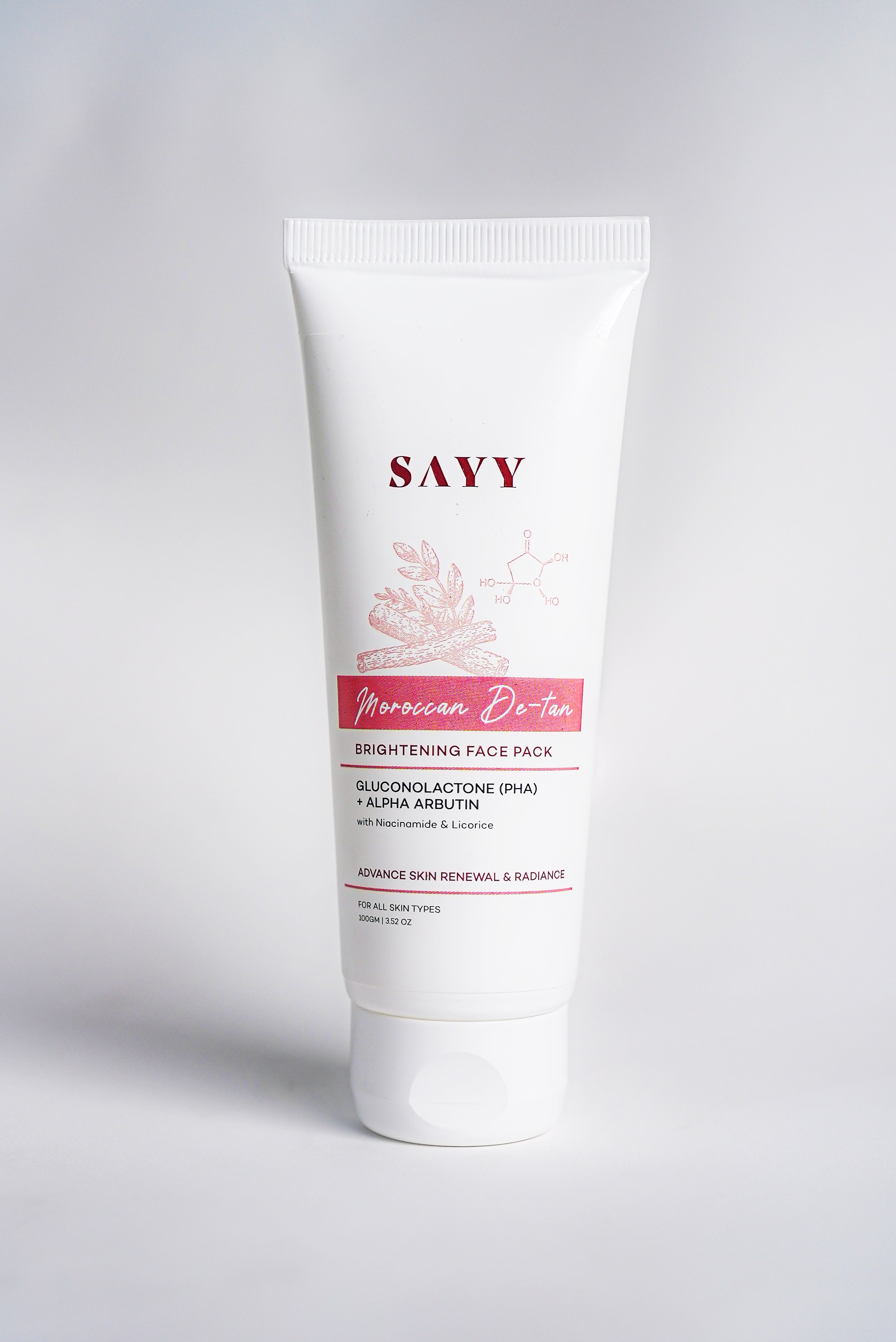 SAYY Moroccan De-Tan Brightening Face Pack – Sayy