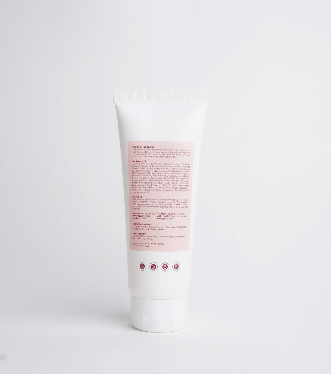 SAYY Moroccan De-Tan Brightening Face Pack (set of 2)