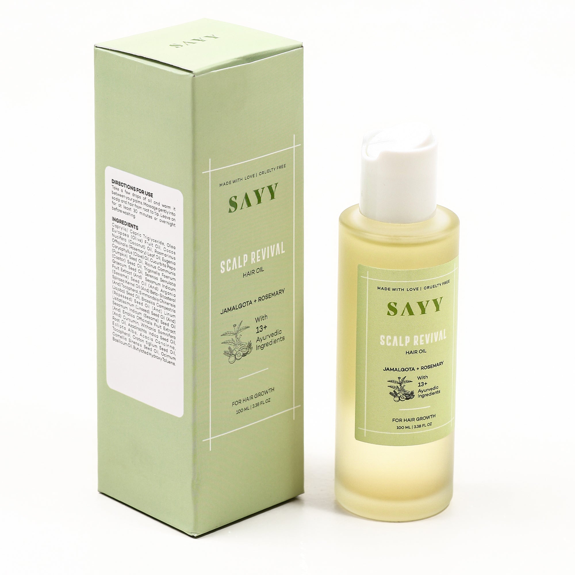 SAYY Hair Strength & Regrowth Combo – Nourishing Oil + Advanced Hair Serum