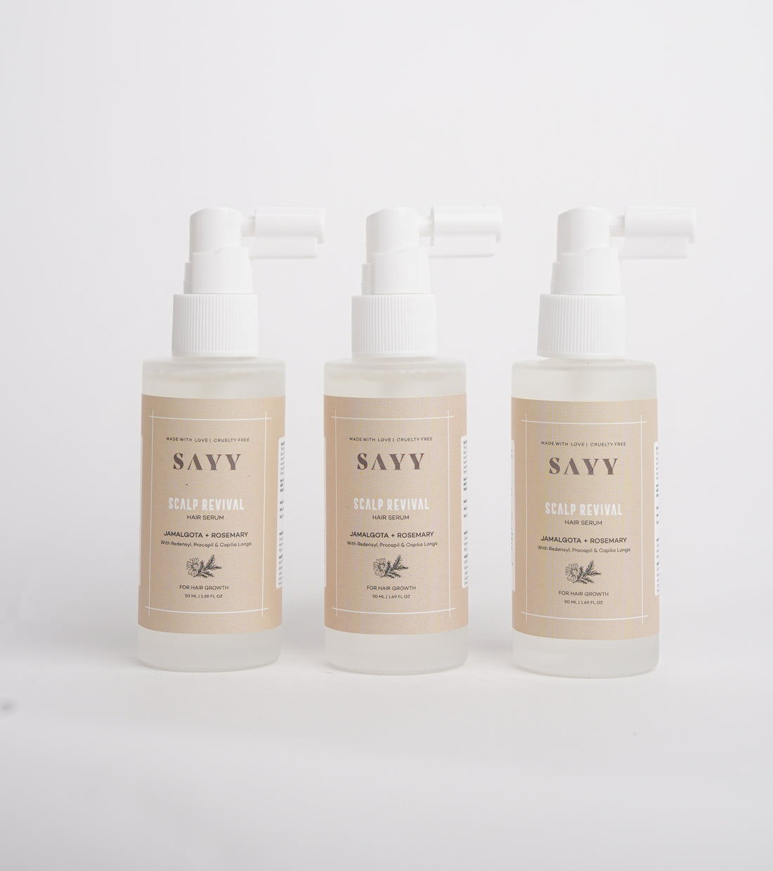 SAYY Scalp Revival Hair Serum (Set of 3)