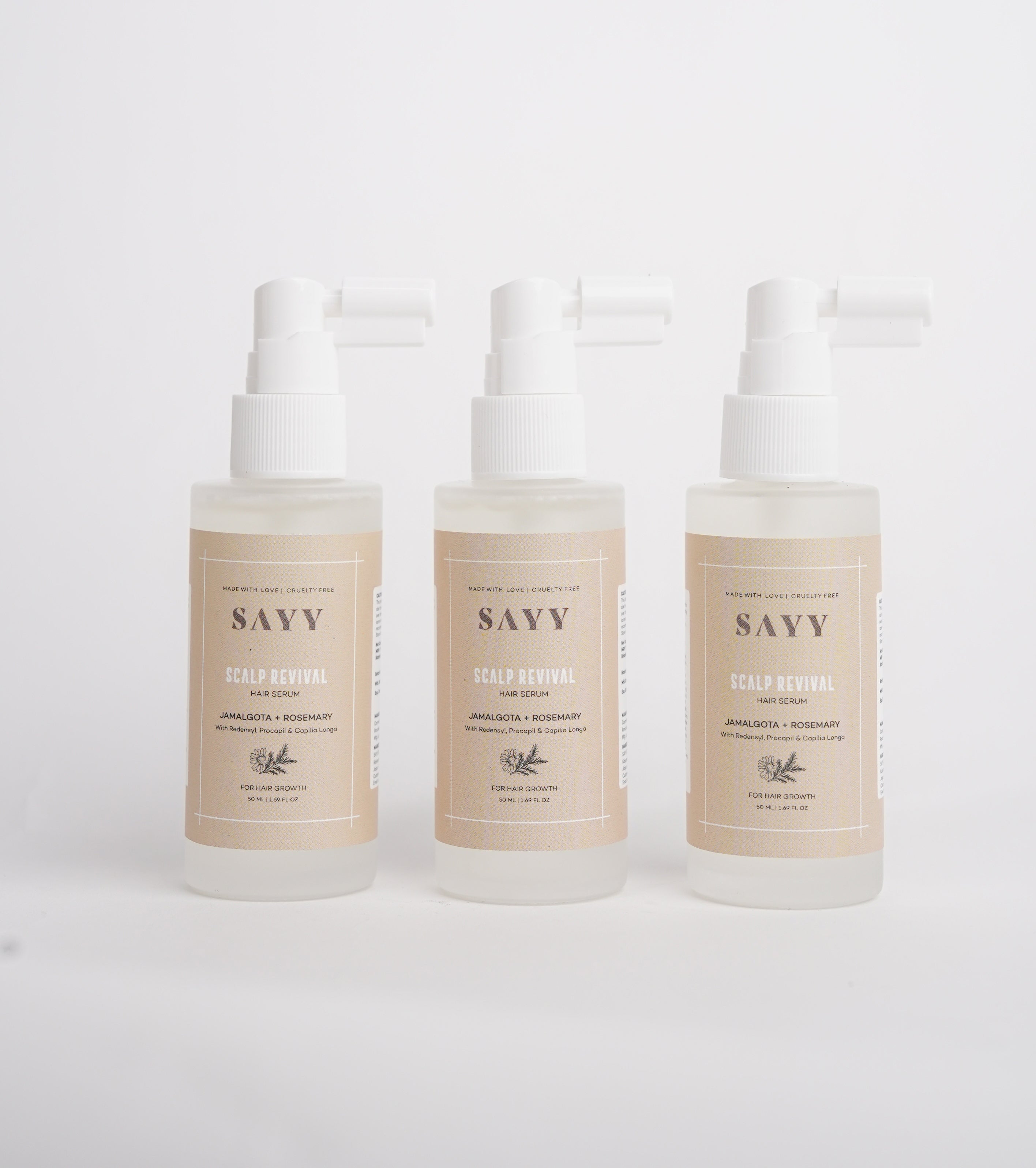 SAYY Scalp Revival Hair Serum (Set of 3)