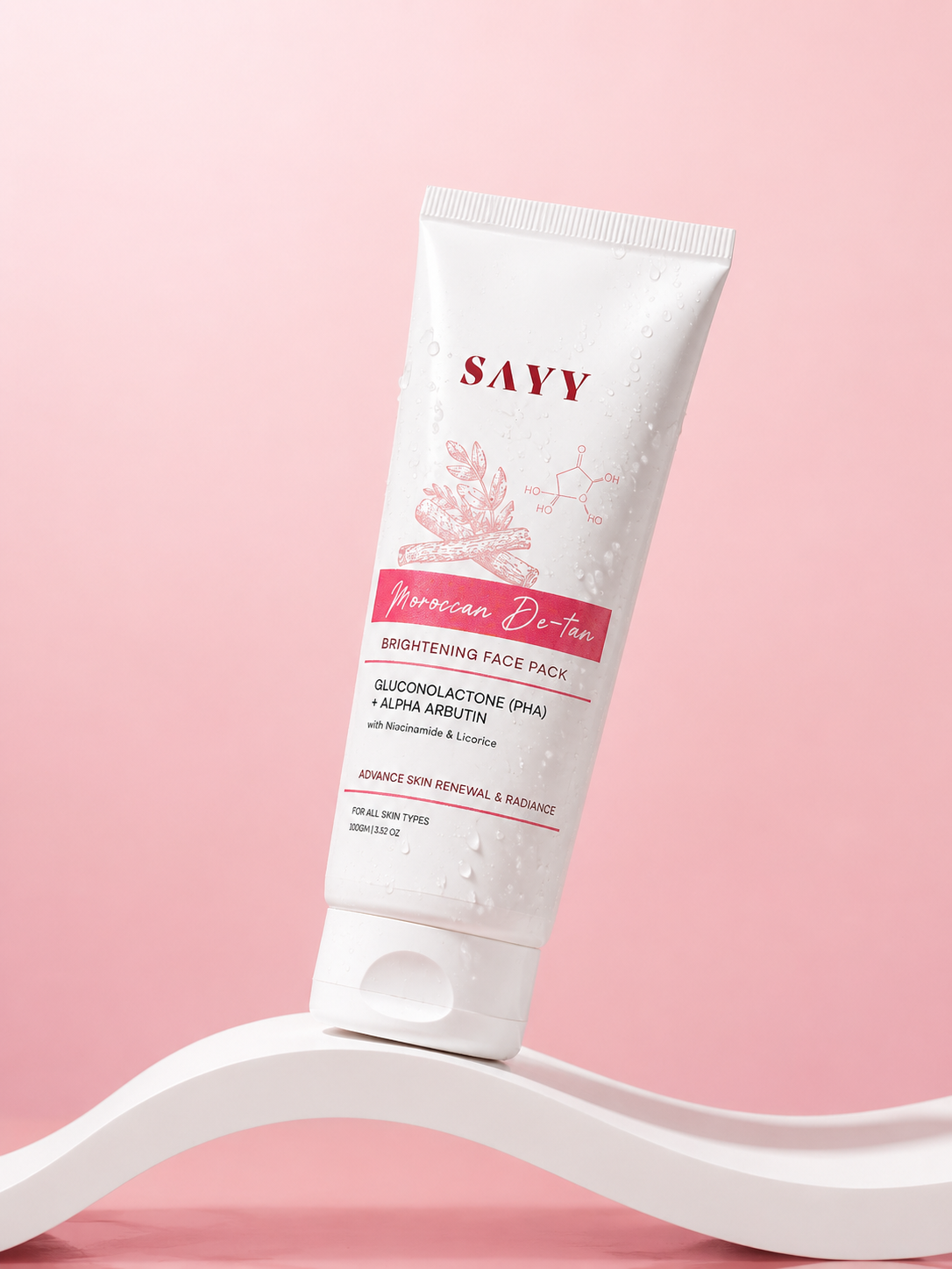 SAYY Moroccan De-Tan Brightening Face Pack