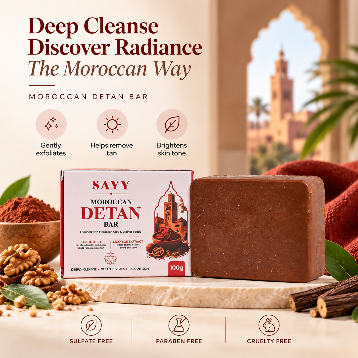 SAYY Moroccan De-Tan Bar